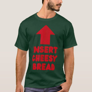 T-shirt Insérer une typographie en gras de pain au fromage