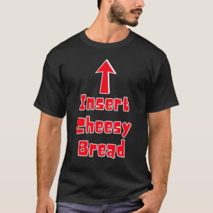 T-shirt Insérez La Flèche À Pointe De Pain Fromage Vers Le
