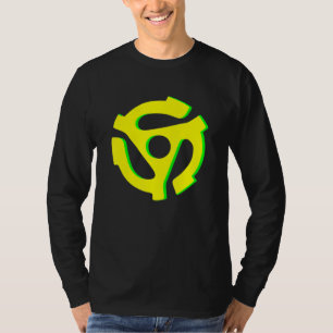 T-shirt Insert rétro de disque vinyle 45 tours