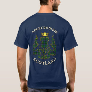 T-shirt Insigne de clan Abercrombie & tartan avec devise