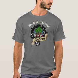 T-shirt Insigne de clan Anderson personnalisé