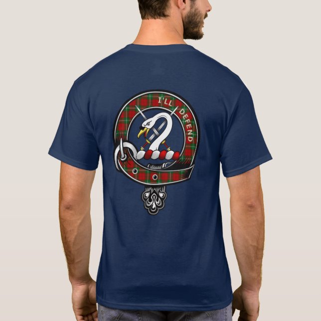 T-shirt Insigne de clan Lennox Tartan (Dos)