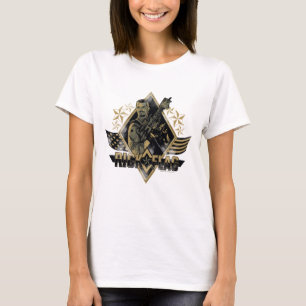 T-shirt Insigne de drapeau du peloton   Rick de suicide