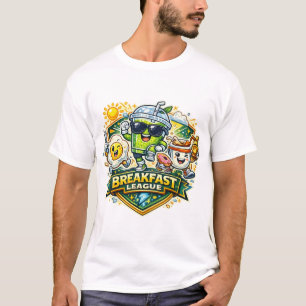 T-shirt Insigne de l'équipe de la Ligue du petit-déjeuner