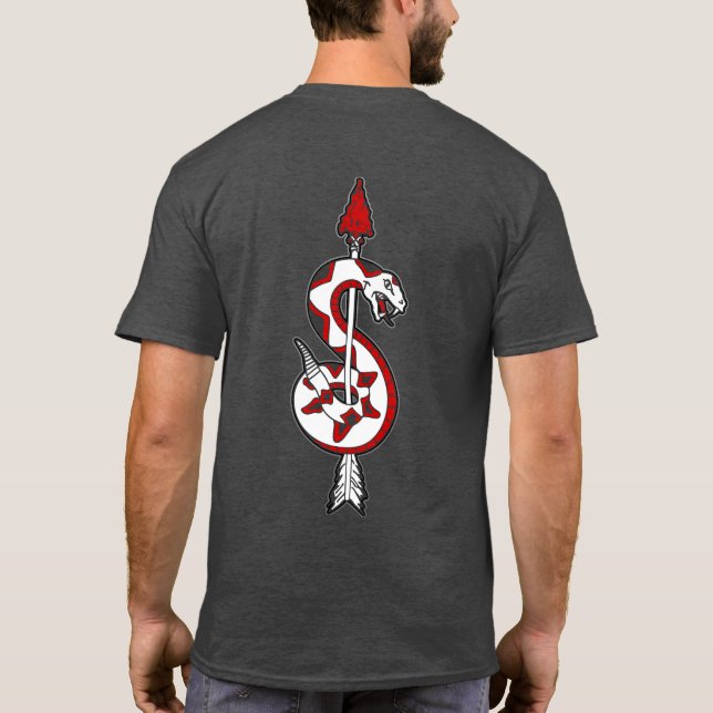 T-shirt Insigne de sniper militaire (Dos)