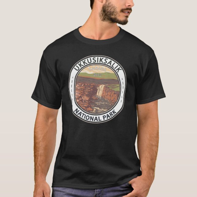 T-shirt Insigne du Canada du parc national Ukkusiksalik (Devant)