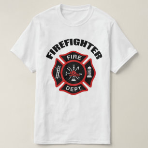 T-shirt Insigne du service d'incendie