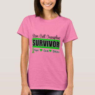 T-shirt Insigne du survivant de la transplantation de cell