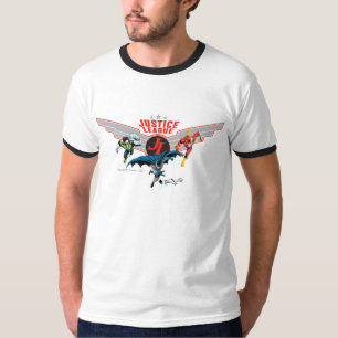 T-shirt Insigne et héros de vol de la Ligue de la Justice