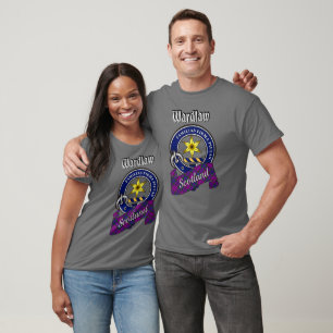 T-shirt Insigne et tartan du clan Wardlaw