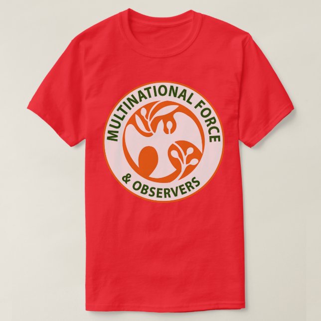 T-shirt Insigne MFO X des multinationales et des observate (Design devant)