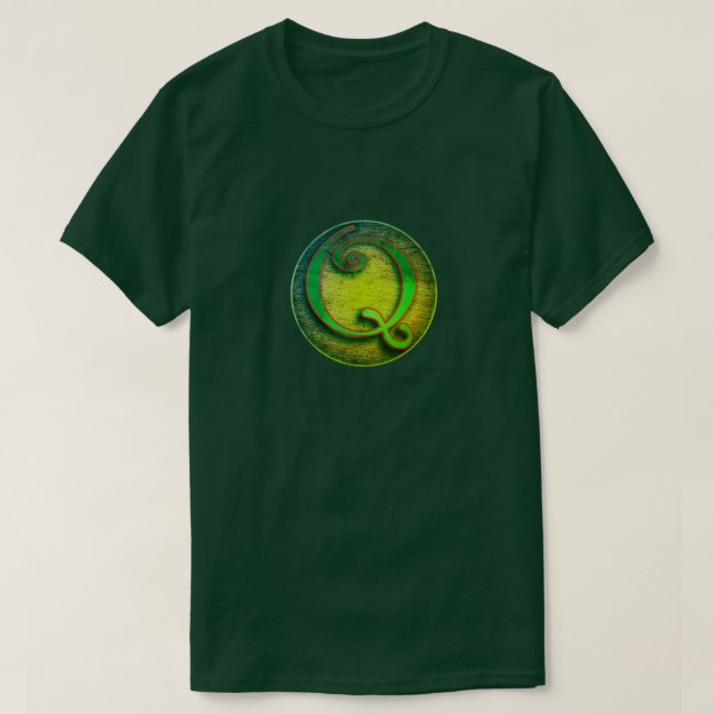 T-shirt Insigne Super Hero "Q" (Design devant)