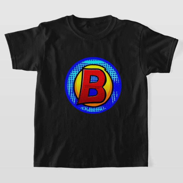 T-shirt Insigne Super Héros "B" (Poser)