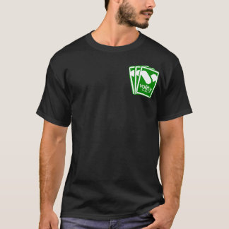 T-shirt Insigne T foncé de fan de jeux de Volity