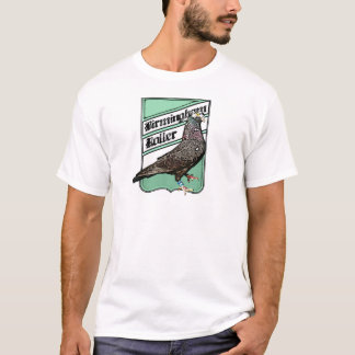 T-shirt Insigne vert pour des fanatiques de rouleau de