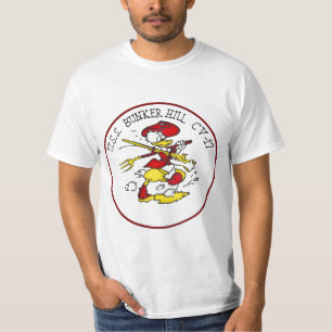 T-shirt Insignes d'USS Bunker Hill