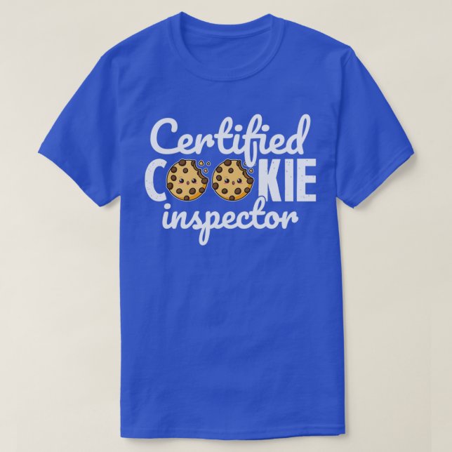T-shirt Inspecteur certifié des cookies (Design devant)