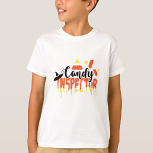 T-shirt Inspecteur de bonbons Funny Halloween mignonne