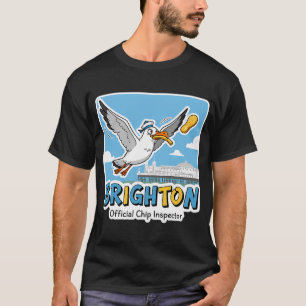T-shirt Inspecteur de frites officiel - Drôle de mouette d
