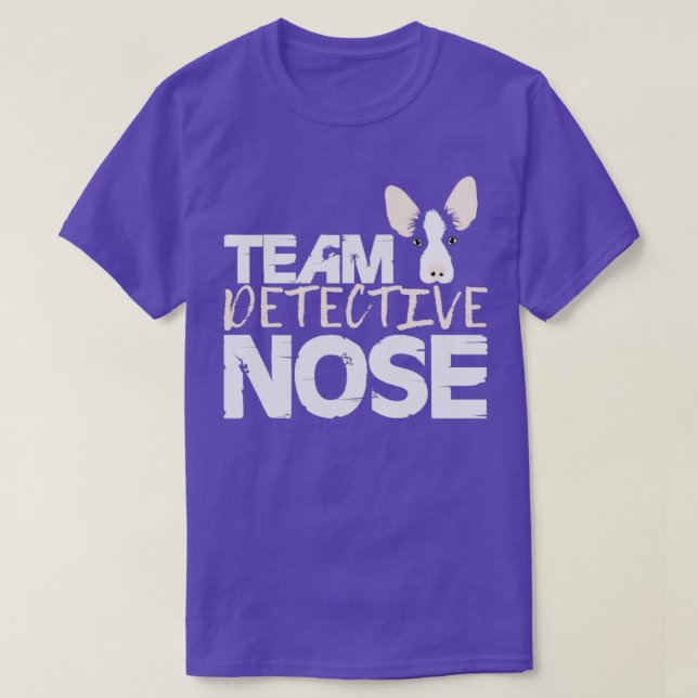 T-shirt Inspecteur de l'équipe Détection de la police du n (Design devant)