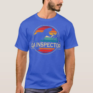 T-shirt Inspecteur de Qa Dinosaur