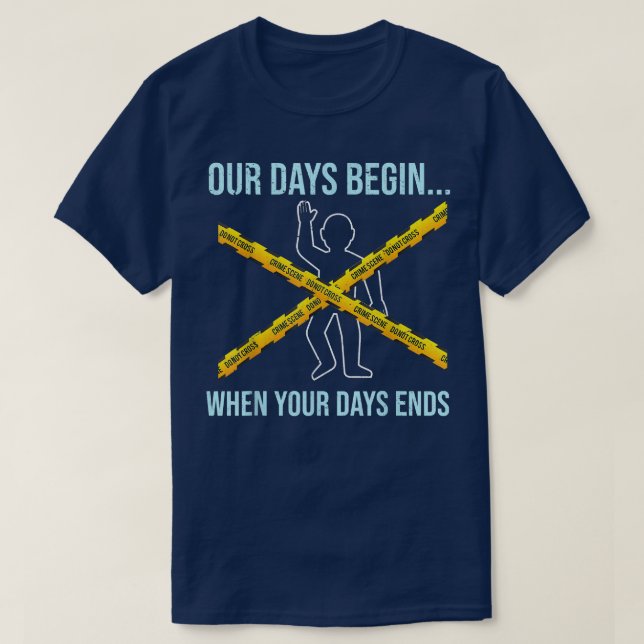 T-shirt Inspecteur en sciences judiciaires Scientifiques (Design devant)