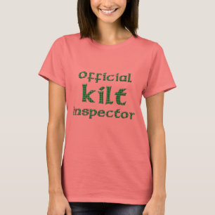 T-shirt Inspecteur officiel de kilt