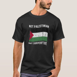 T-shirt Inspi National Flag, Pas Palestinien, Mais Support
