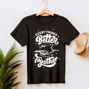 T-shirt inspirant de la typographie de devis