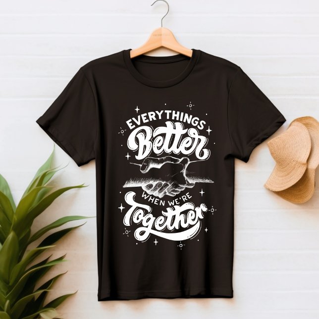 T-shirt inspirant de la typographie de devis (Créateur téléchargé)