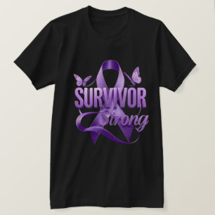 T-shirt inspirant Plus fort que le cancer – Espoir