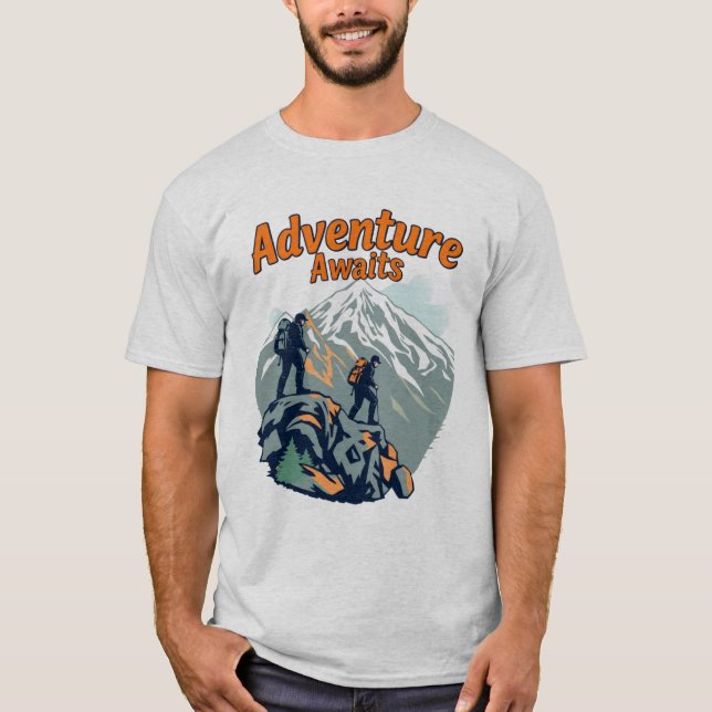 T-shirt inspirant pour les voyageurs, les explorat (Devant)