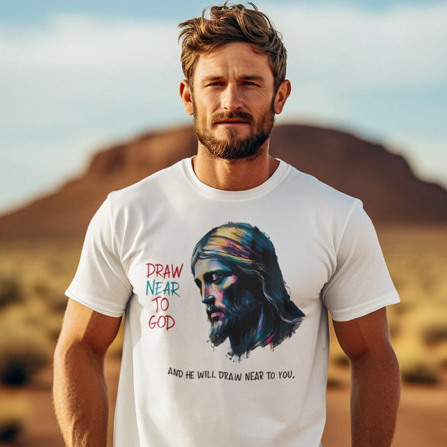 T-shirt Inspiration divine : Dessiner près de Dieu (Créateur téléchargé)