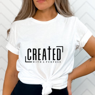 T-shirt Inspirationnel Créé Avec Un Objectif-Positif