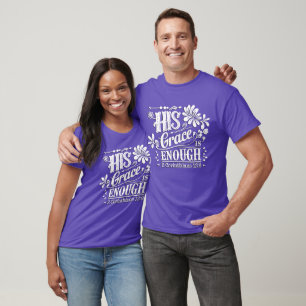 T-shirt Inspirationnel Verset Bible Chrétienne Rendu Avec 