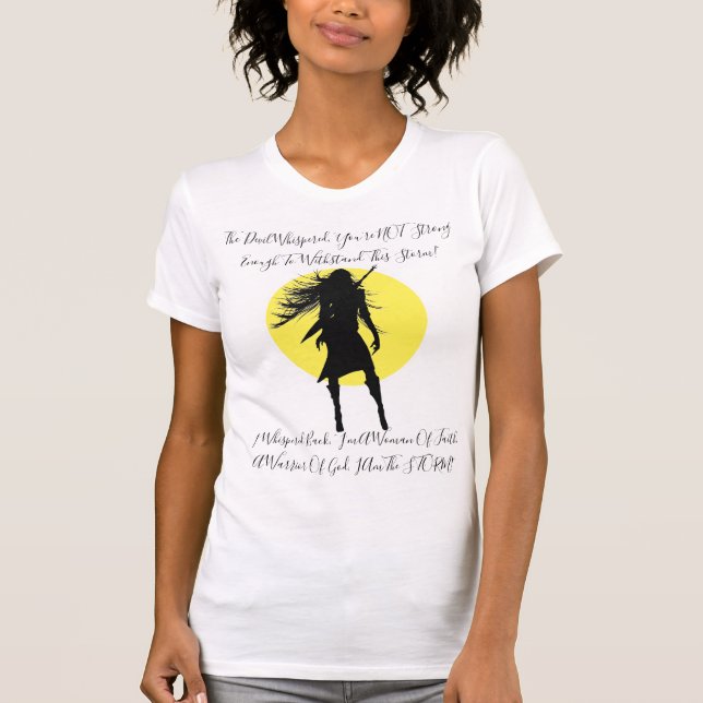 T-shirt "INSPIRE" Femme & Guerrier De Dieu ! (Devant)