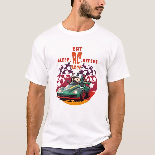 T-shirt inspiré par la passion pour la course et l (Devant)