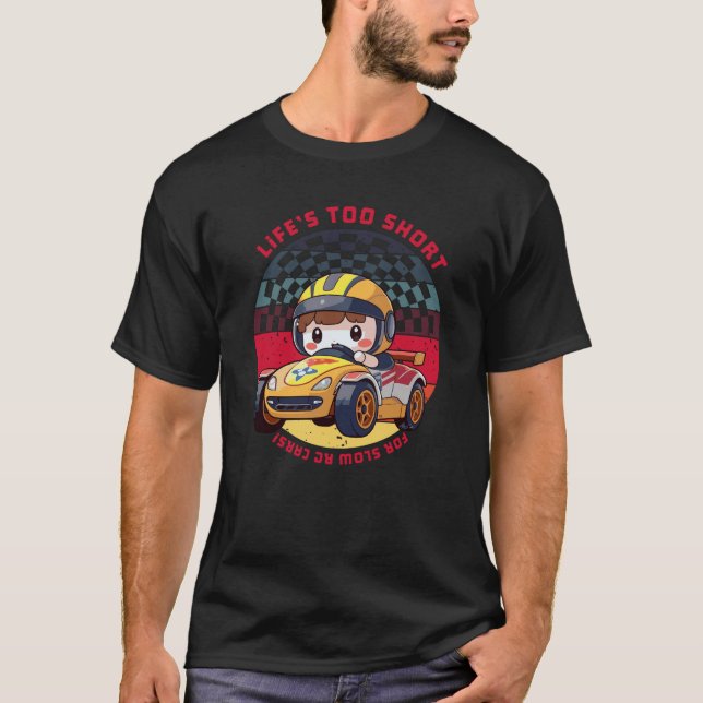 T-shirt inspiré par la passion pour la course et l (Devant)