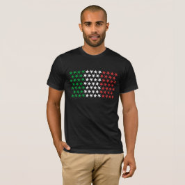 T-shirt Inspiré par le drapeau italien. Édition d'étoiles