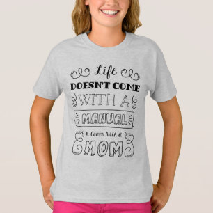 T-shirt Inspirer la vie et la citation de maman   Chemise 