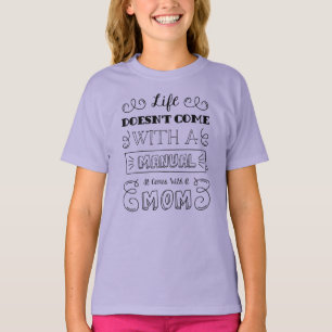 T-shirt Inspirer la vie et la citation de maman   Chemise 