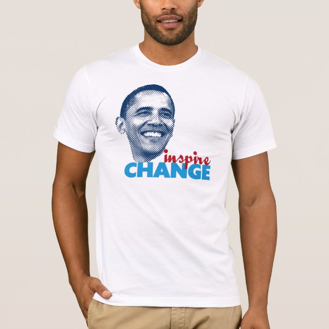 T-shirt Inspirez le changement - Barack Obama (Devant)