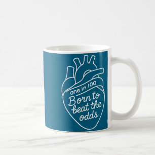 T-Shirt Inspirierendes Herz Gesundheit Überlebende Kaffeetasse