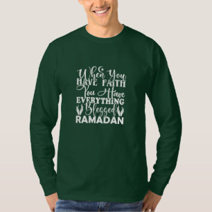 T-Shirt-Inspirierendes Ramadan-Zitat T-Shirt
