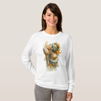 T-shirt inspiring women with an engaging nature