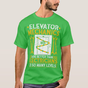 T-shirt Installateur d'ascenseur