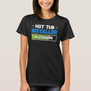 T-shirt Installateur de bain à remous collègue de travail