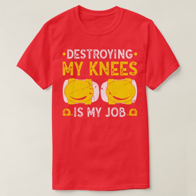 T-shirt Installateur de sol Entrepreneur Funny animal de c (Design devant)