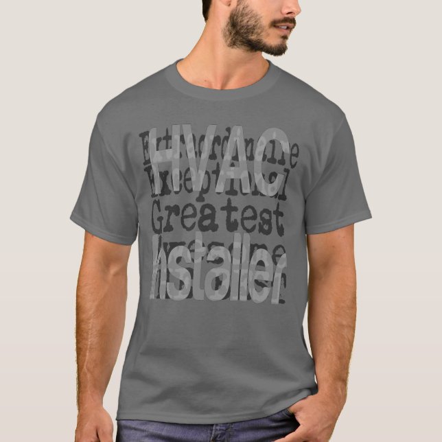 T-shirt Installateur HVAC Extraordinaire (Devant)