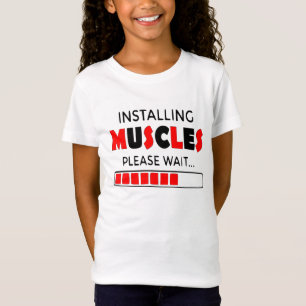 T-Shirt Installing Muscles